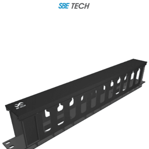 SBETECH SBE-OH1UR - Organizador de cable horizontal 1UR #MARSBE