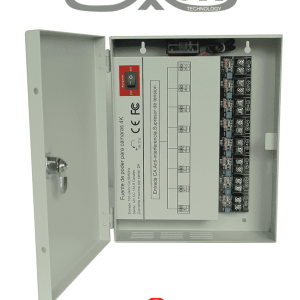 SAXXON PSU1213D8H- Fuente de Poder Profesional de 11 a 15 vcd/ 13 Amperes/ Para 8 Camaras Hasta 4k/ 1.6 Amperes por Canal/ Protección contra Sobrecargas/ Filtro de Ruido por Canal/ Uso rudo/ #FuenteSAXXON